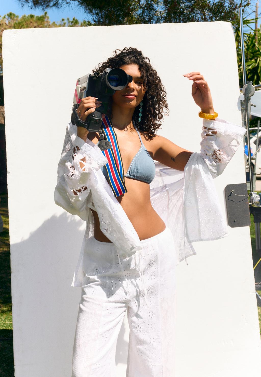 Kimono ricamato patchwork
