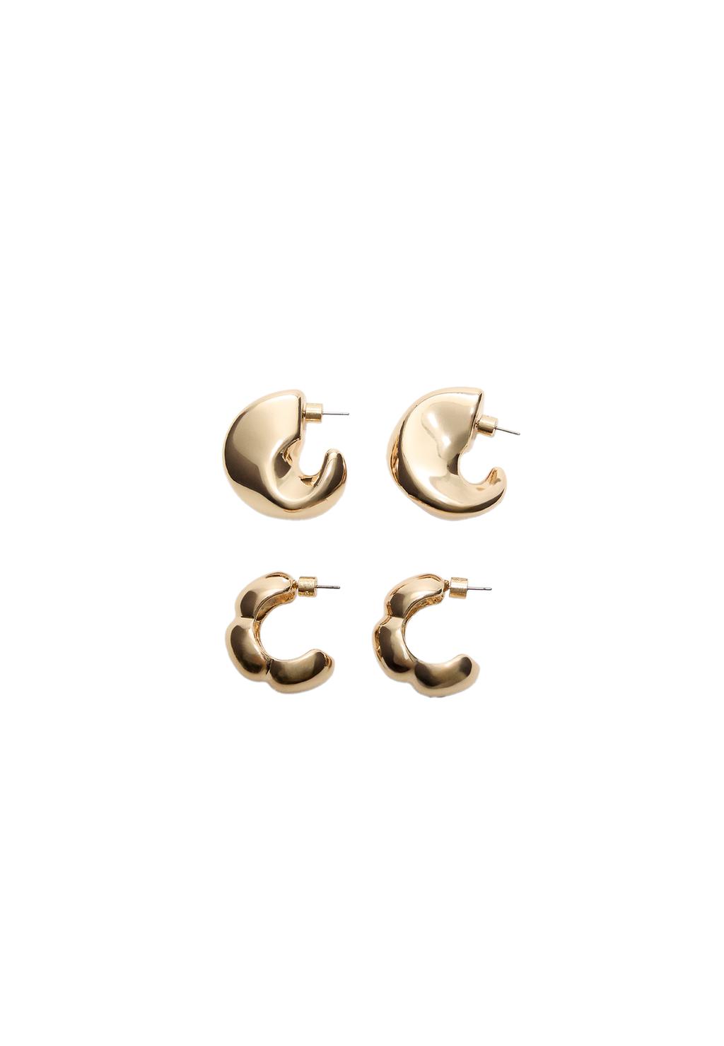 Set 2 pendientes textura