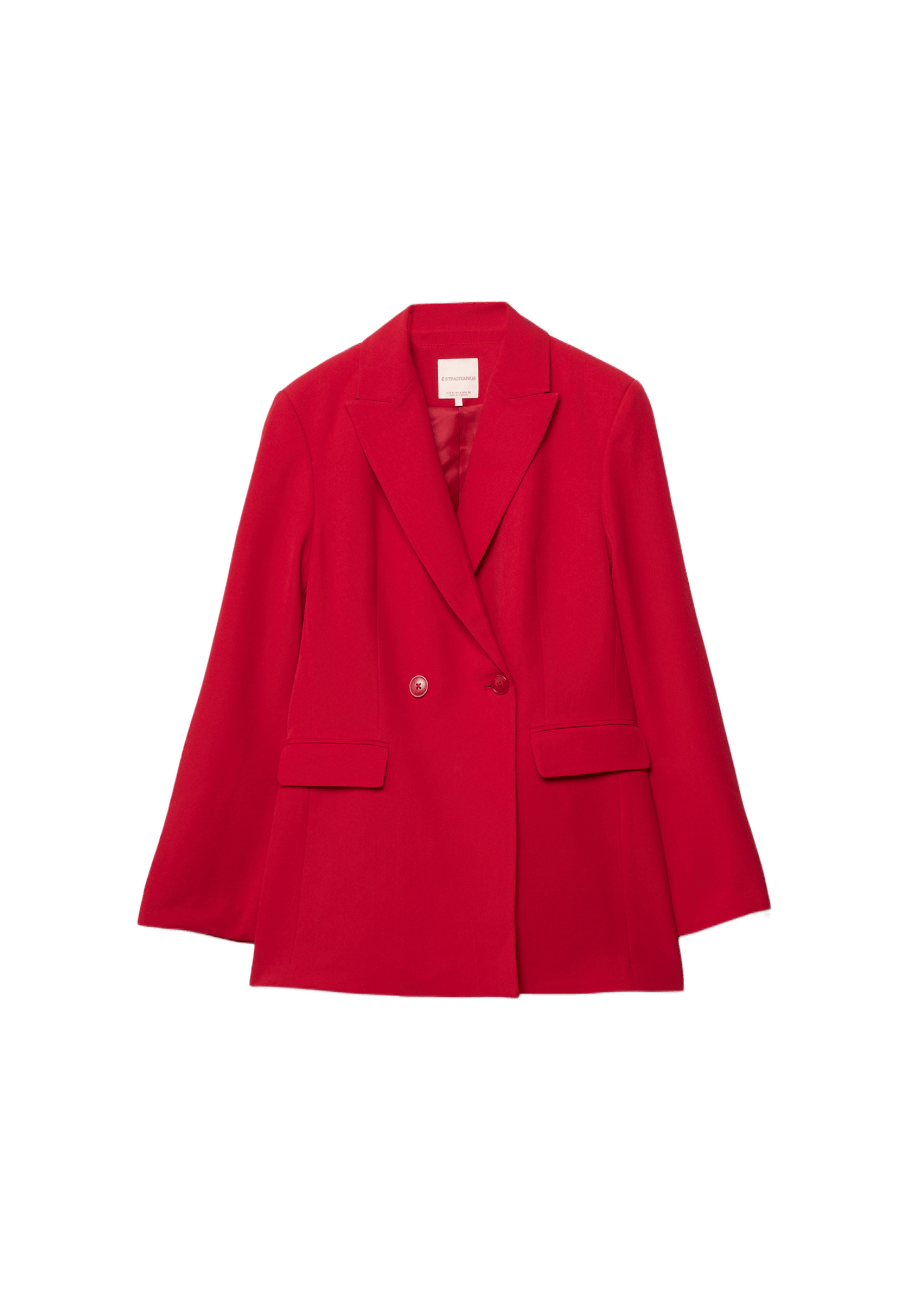 Fitted blazer — Red