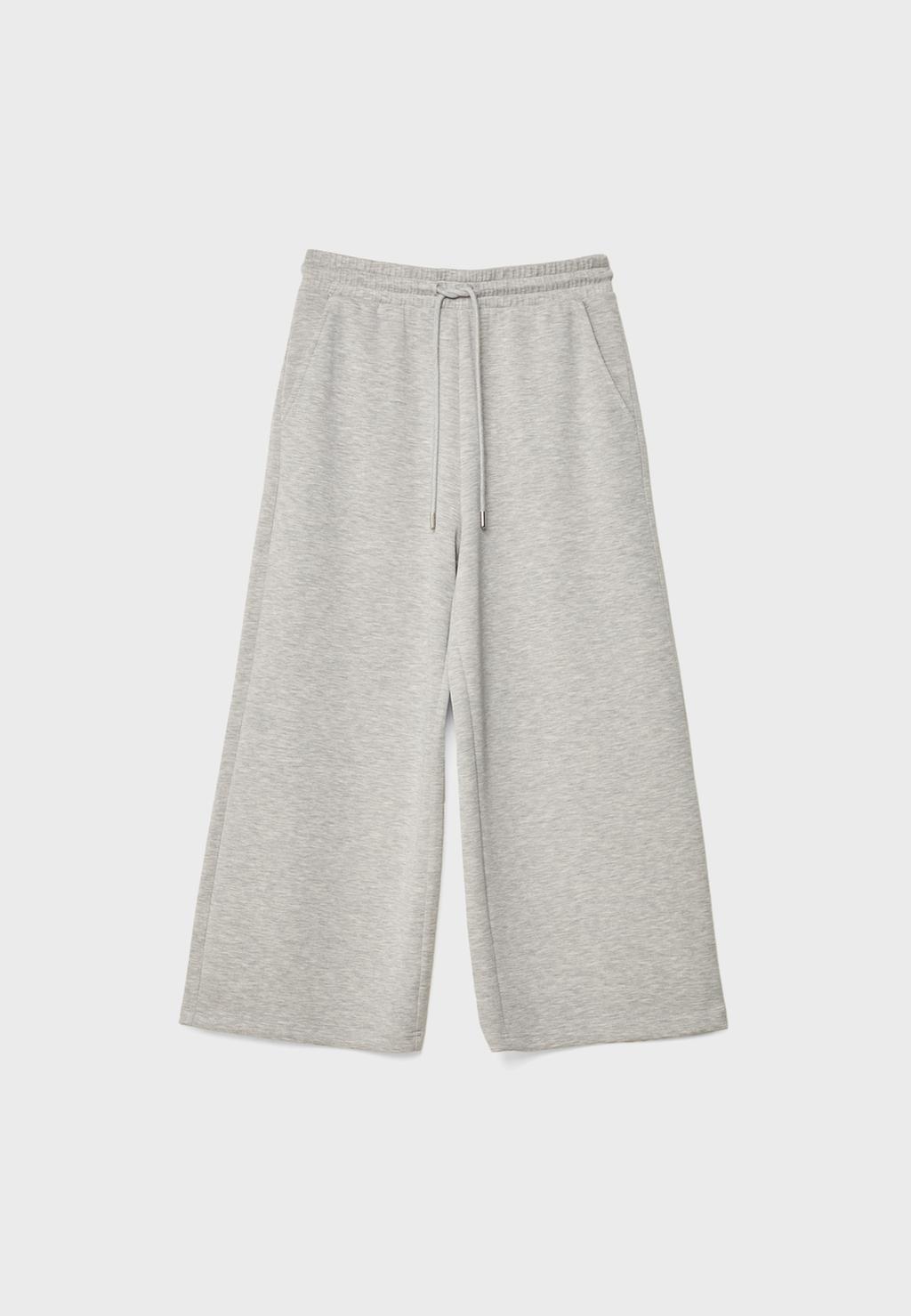 Soepelvallende culotte met zachte touch