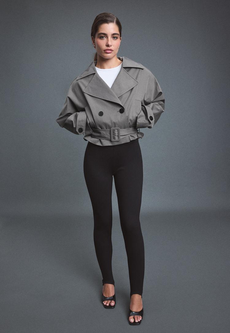 trench court avec epaulettes