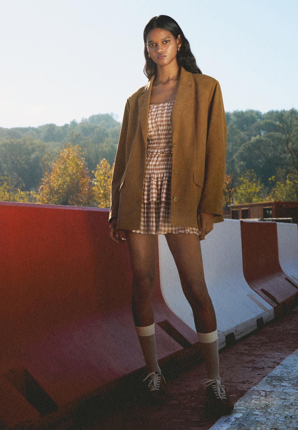 Suni süet blazer