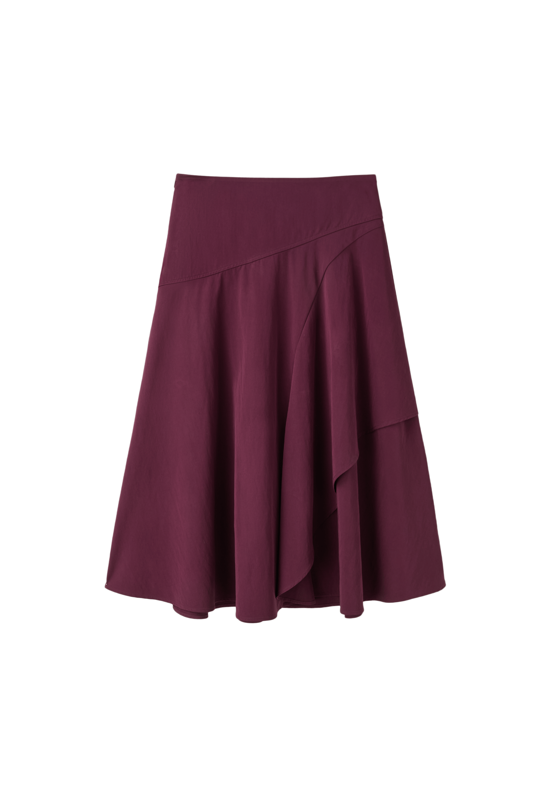 Layered midi skirt — Purple