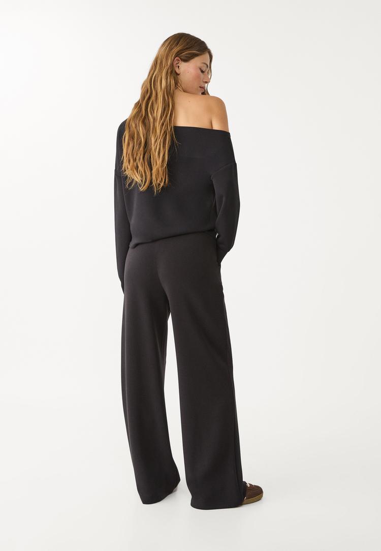 pantalon palazzo tacto suave