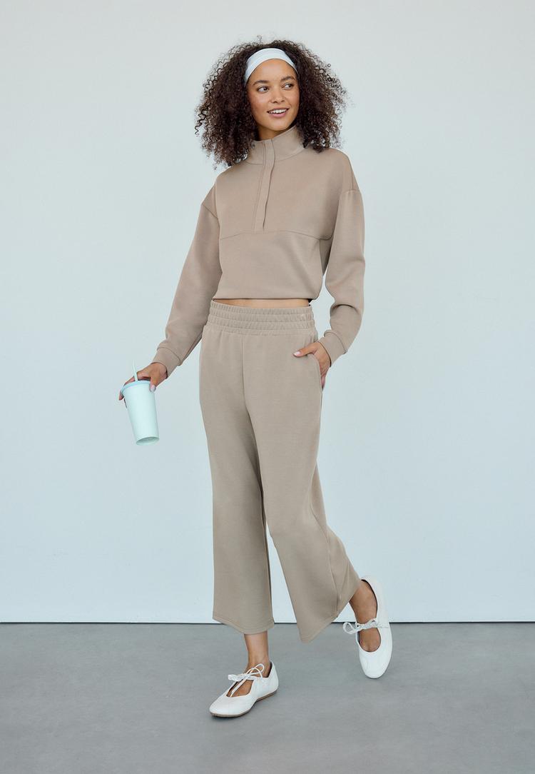 Stradivarius Mjuk Sweatshirt Med Dragkedja 0-428 Xs