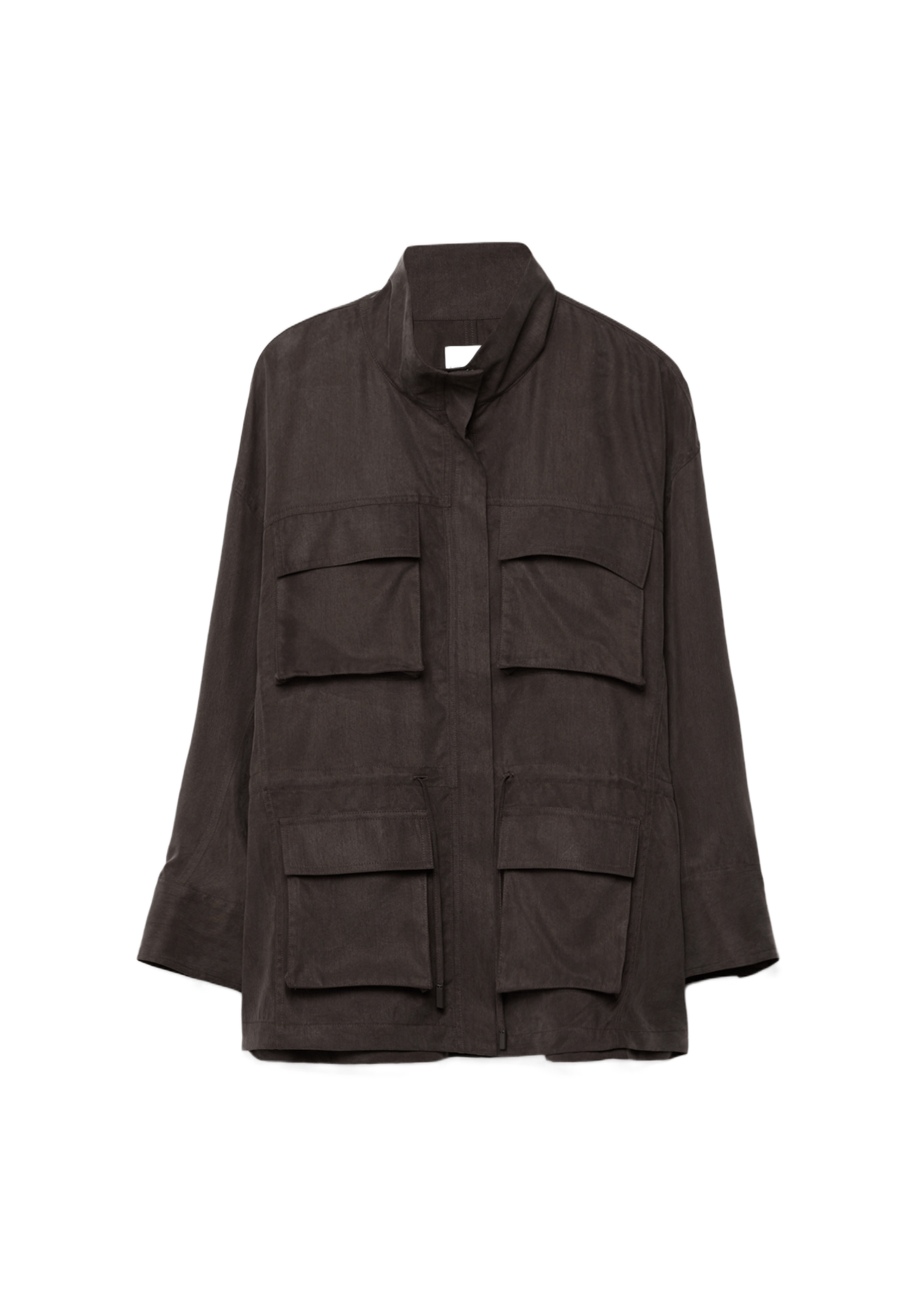 Fluid utility parka — Brown