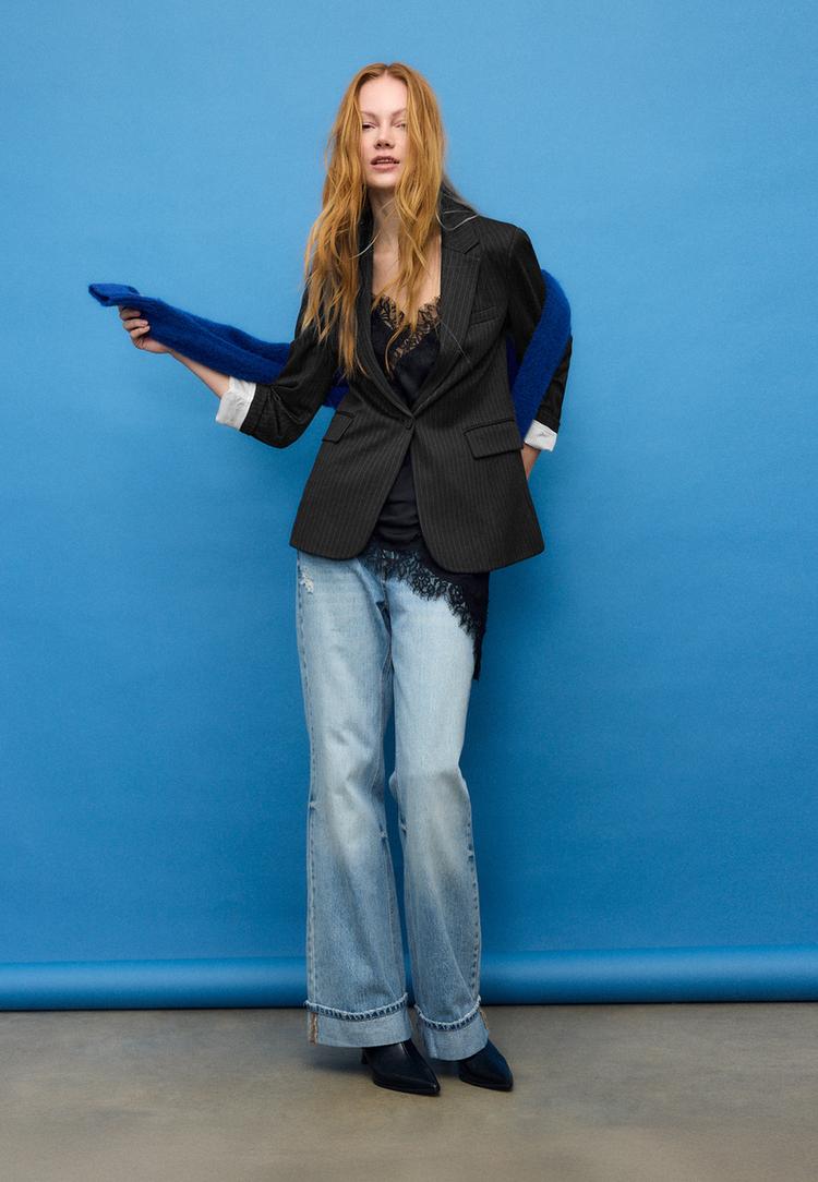 americana basica punto rayas