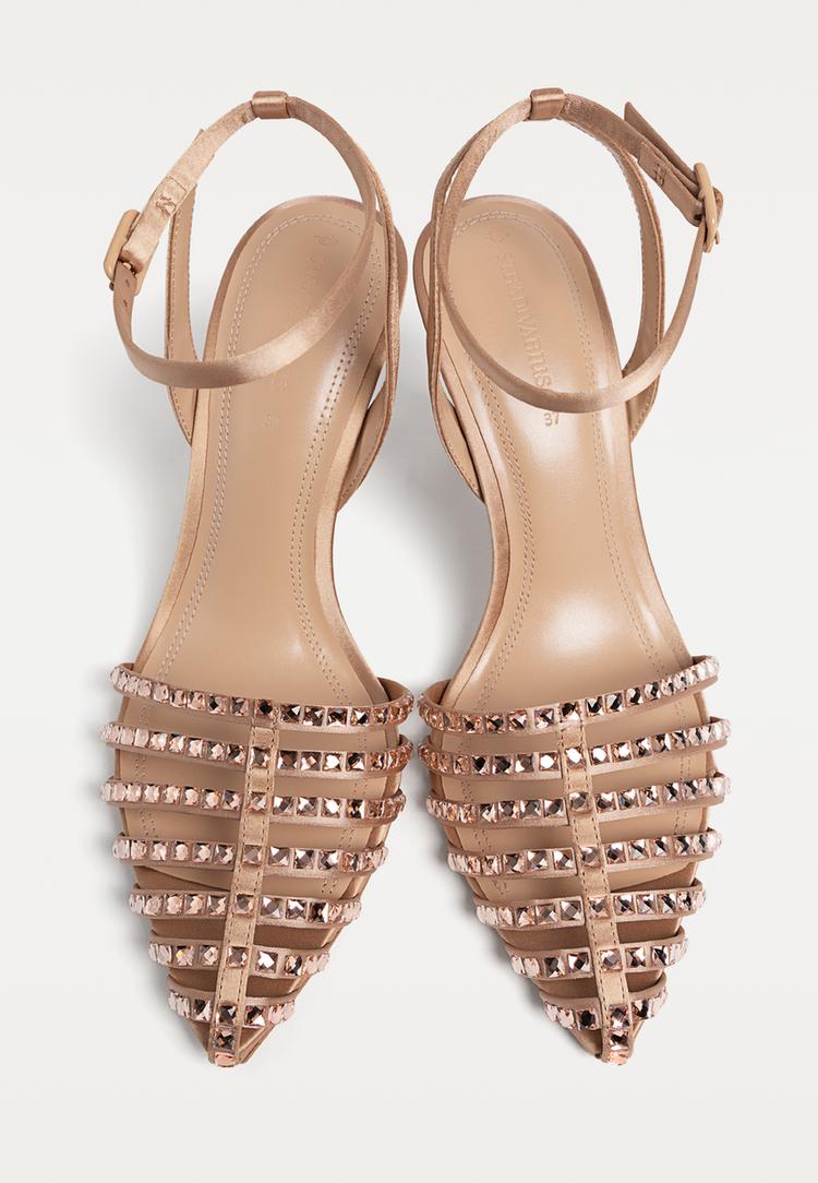 zapatos de tacon estilo cangrejera