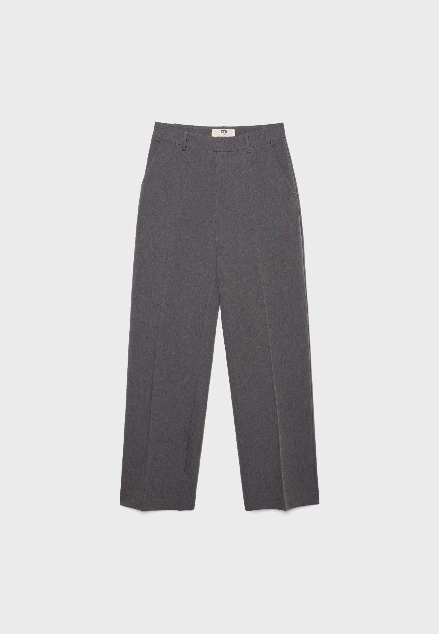 Smart trousers with pockets — Dark grey