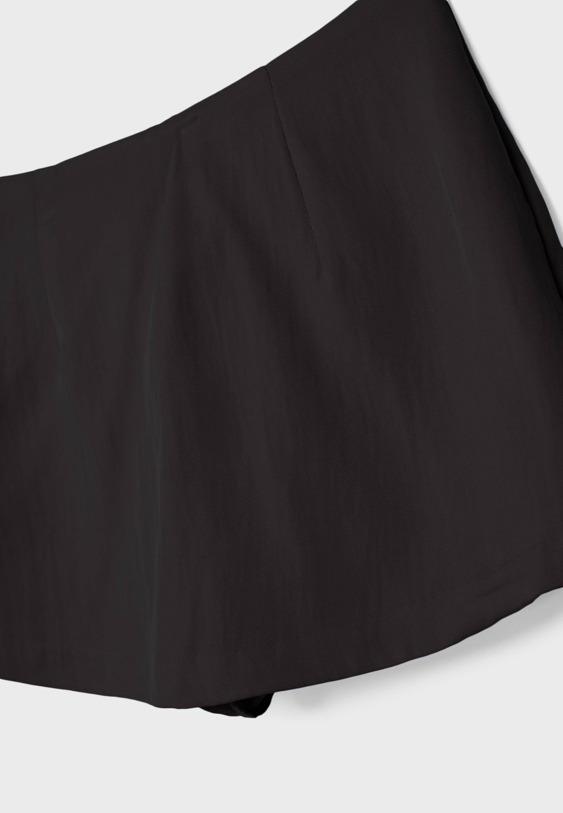 Mini skort — Black