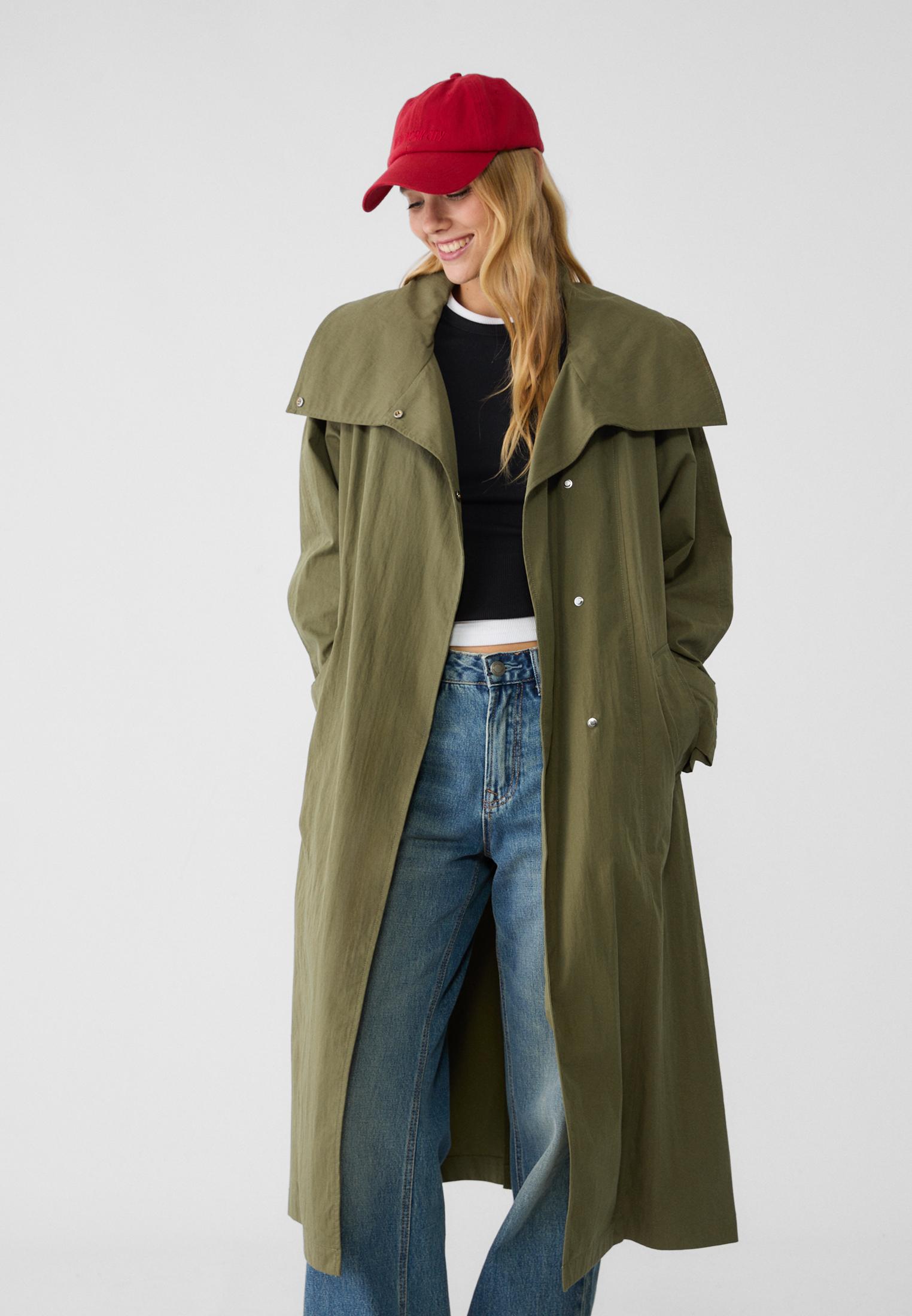 Trench femme stradivarius sale