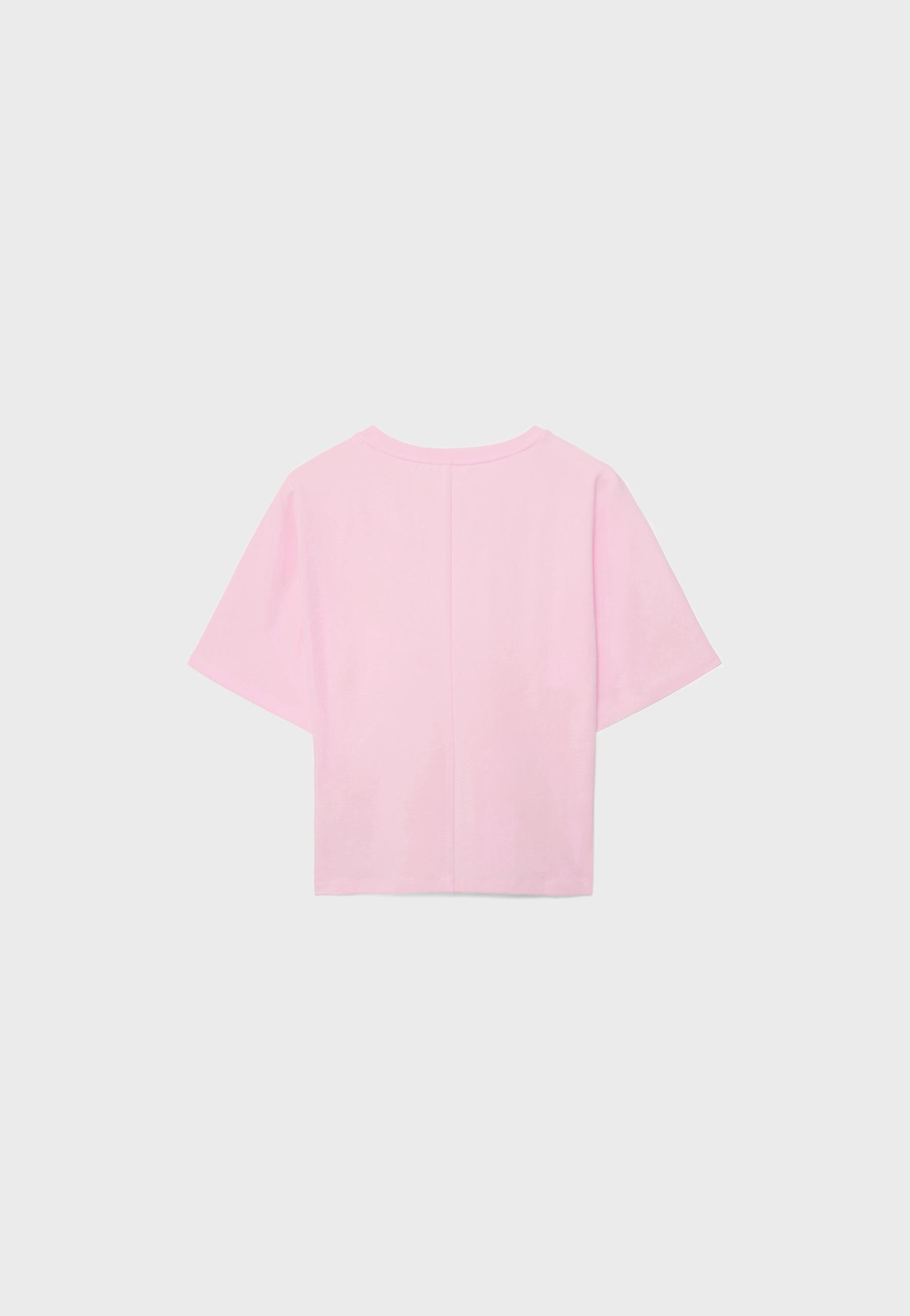Japanese short sleeve T-shirt — Pale pink