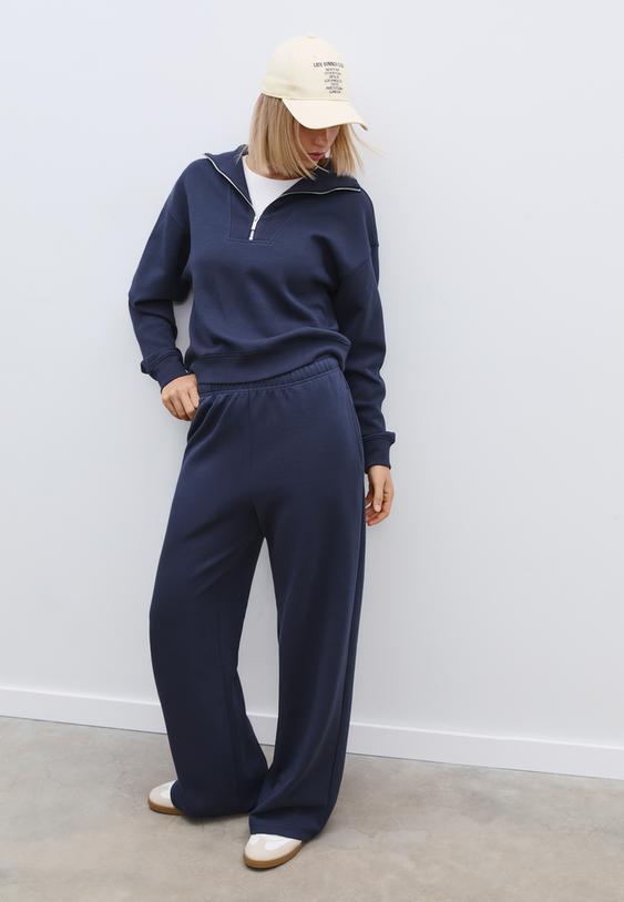 pantalon jogger wide leg