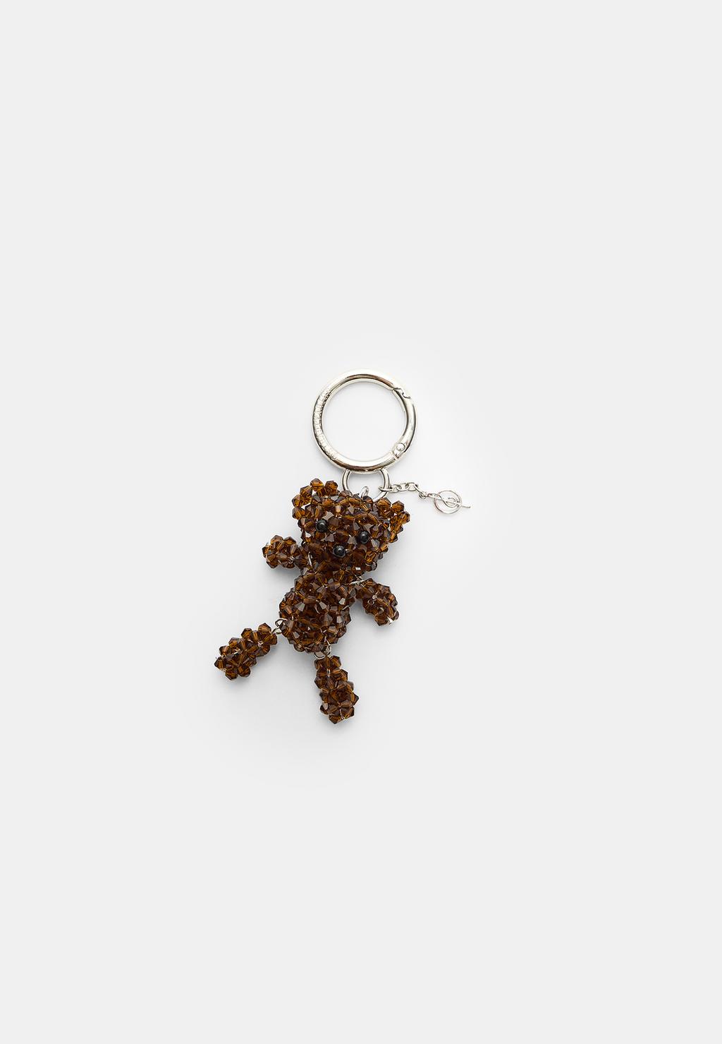 Llavero charm osito beads