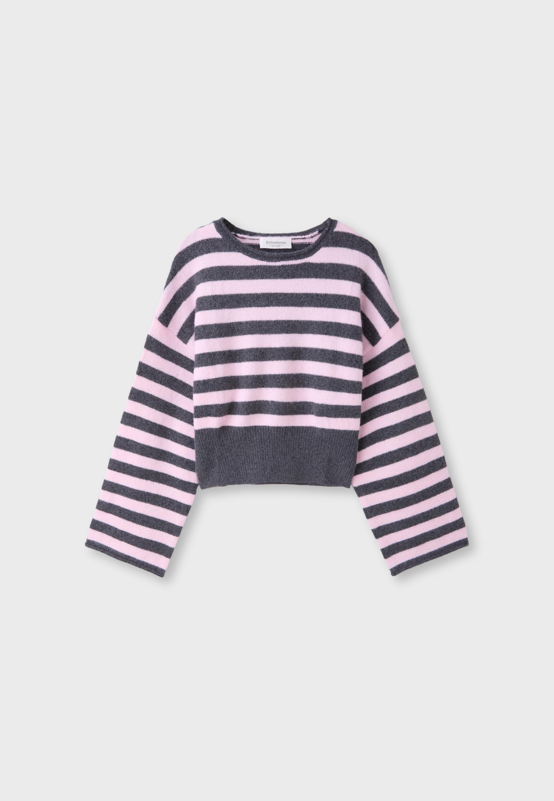 Soft knit waistband jumper — Pastel pink