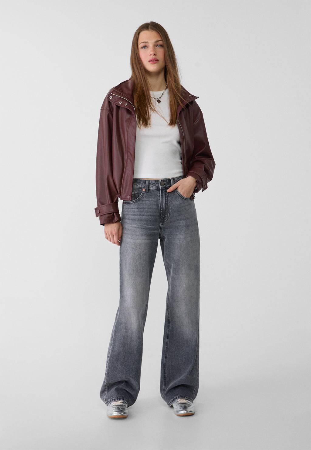 D92 straight wide-leg jeans