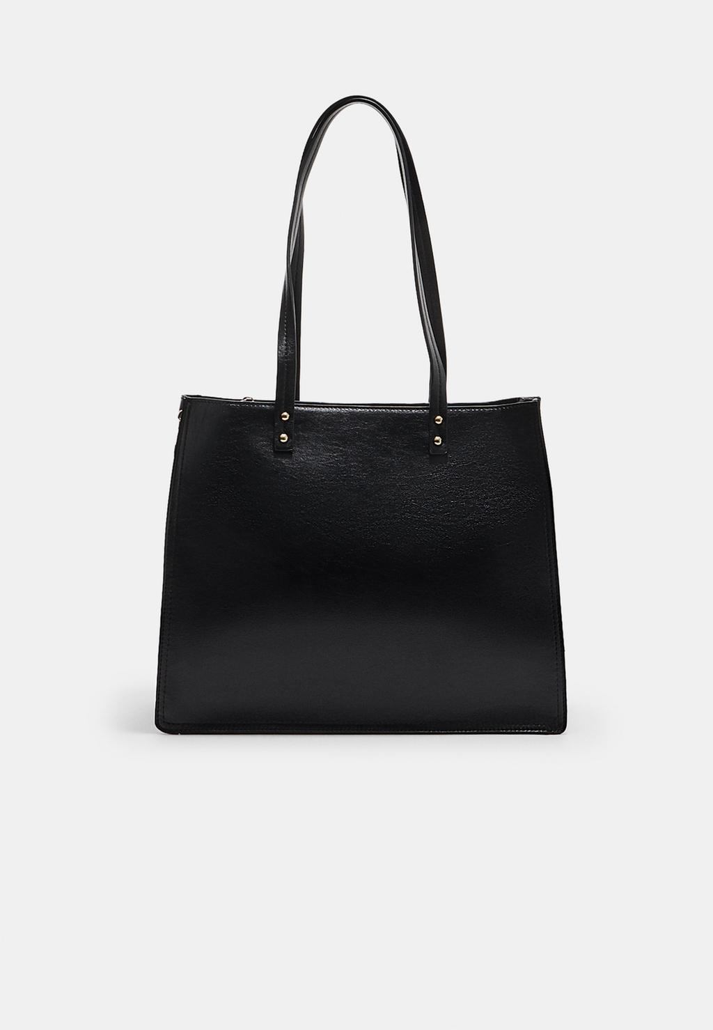 Shopper bag with side zip