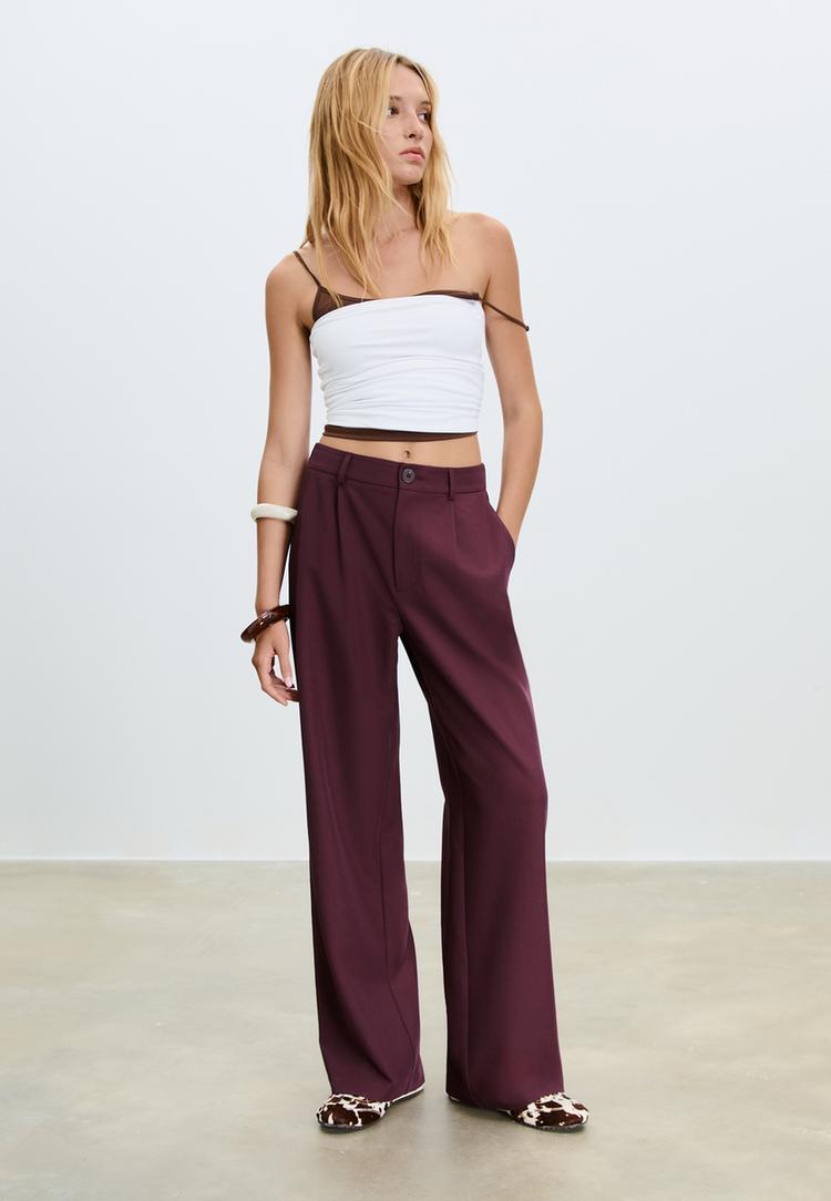 pantalon vestir recto