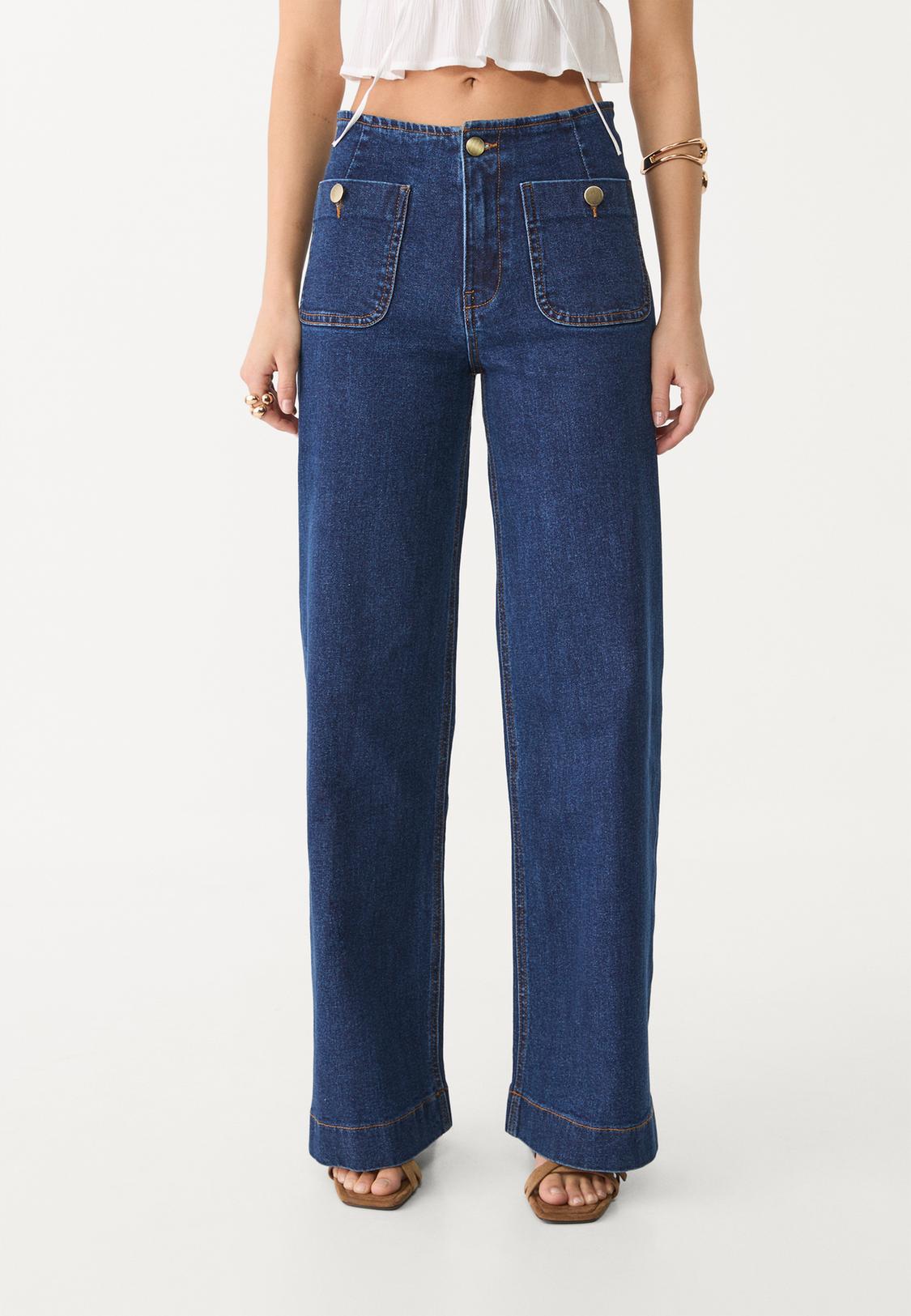 Mezclilla Pantalones Vaqueros Stradivarius 2019 Vaqueros Para