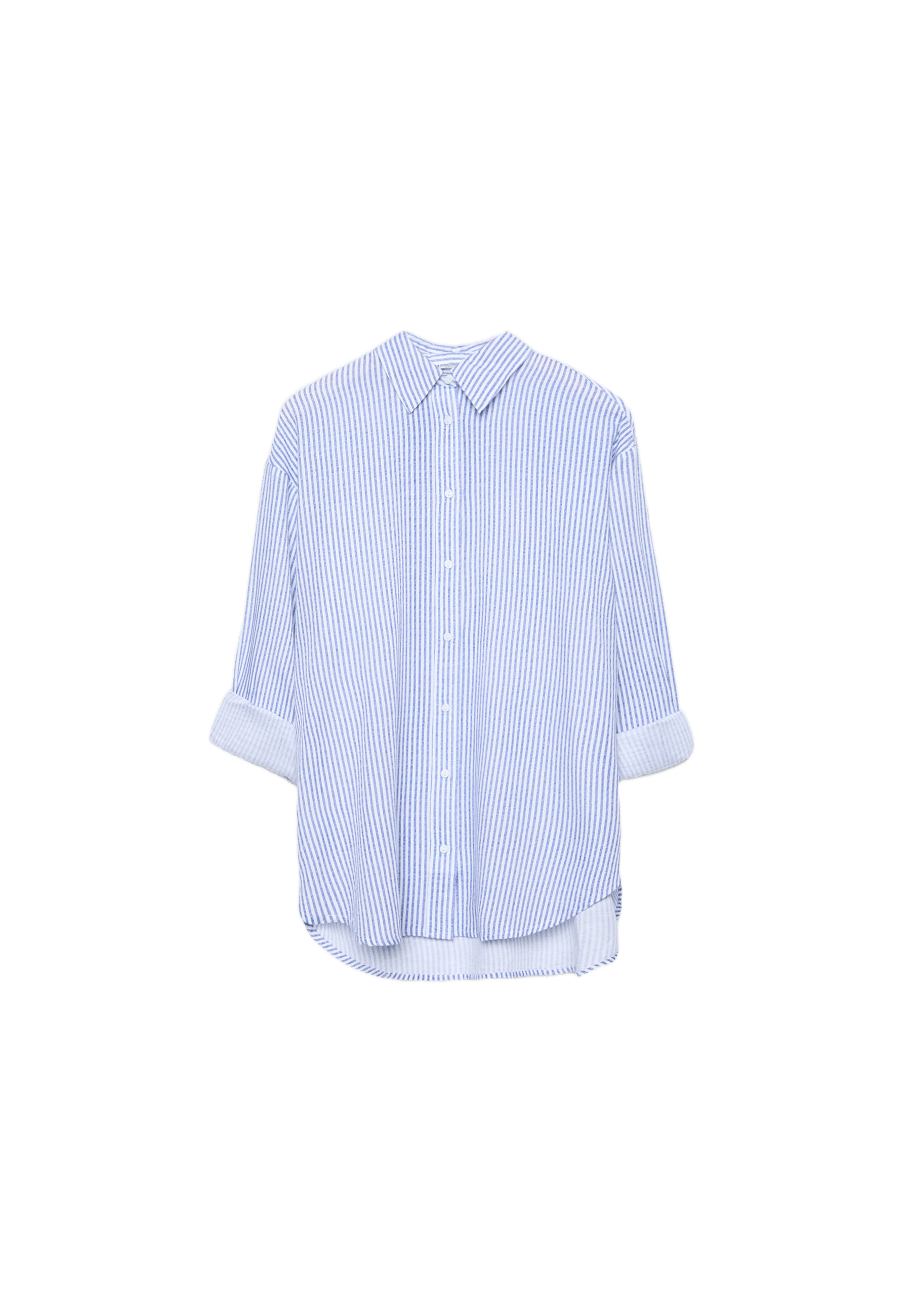 Keten görünümlü gömlek