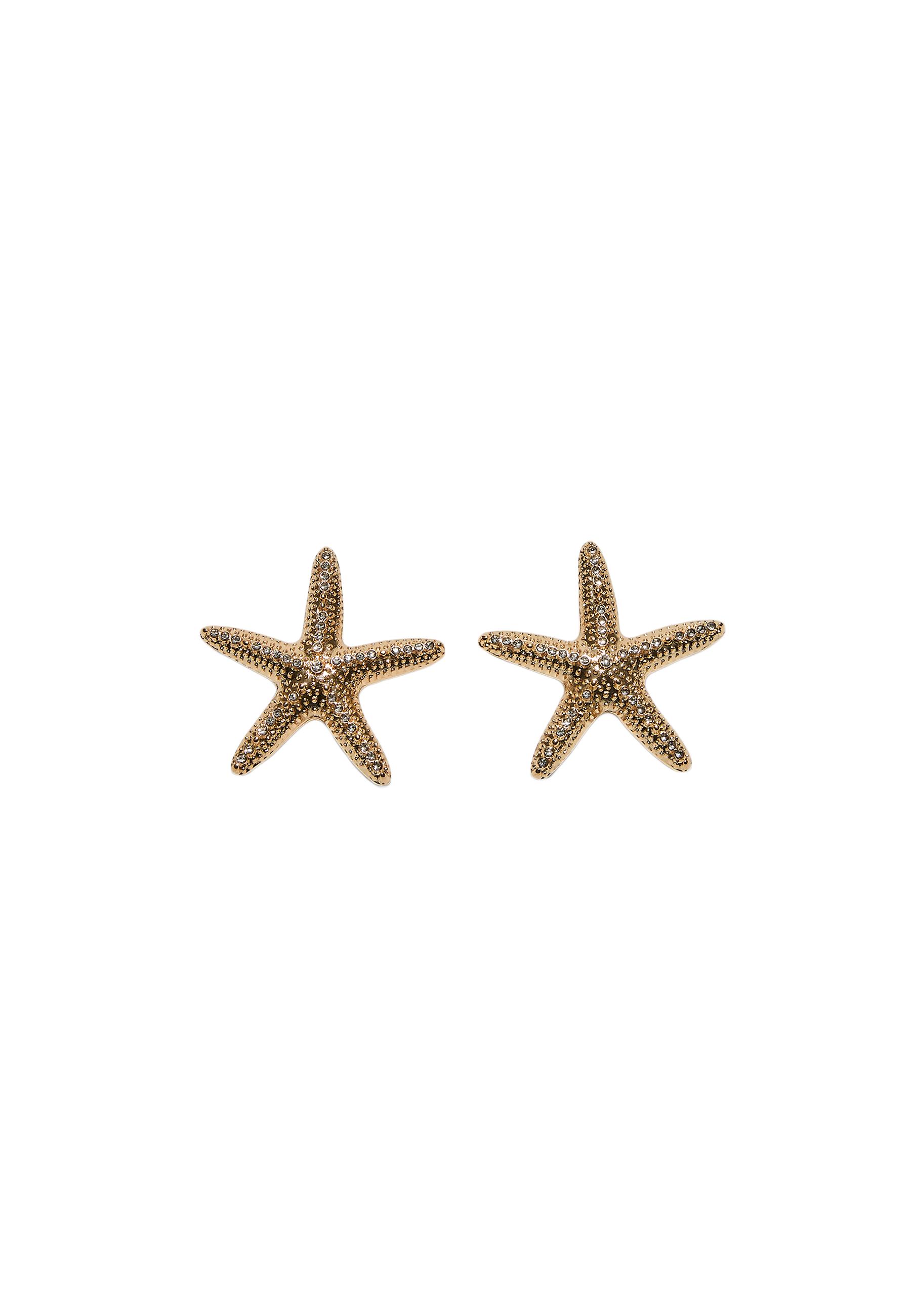 Starfish earrings — Gold