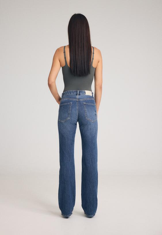 d98 jeans straight efecto vintage