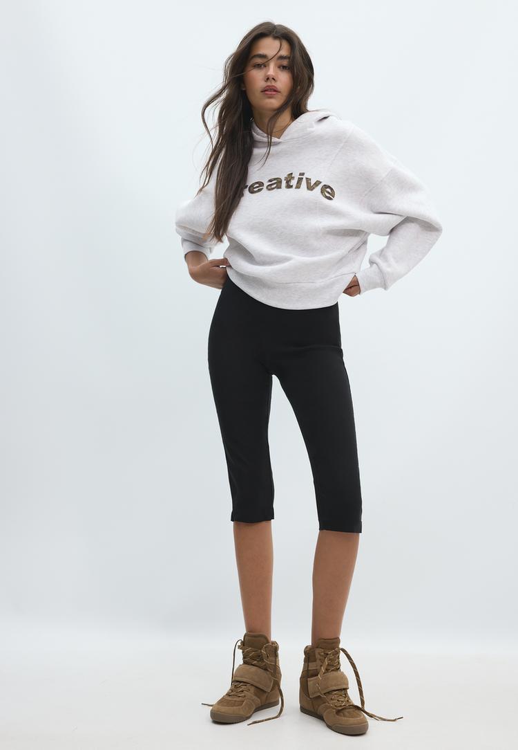 sweat a capuche imprime