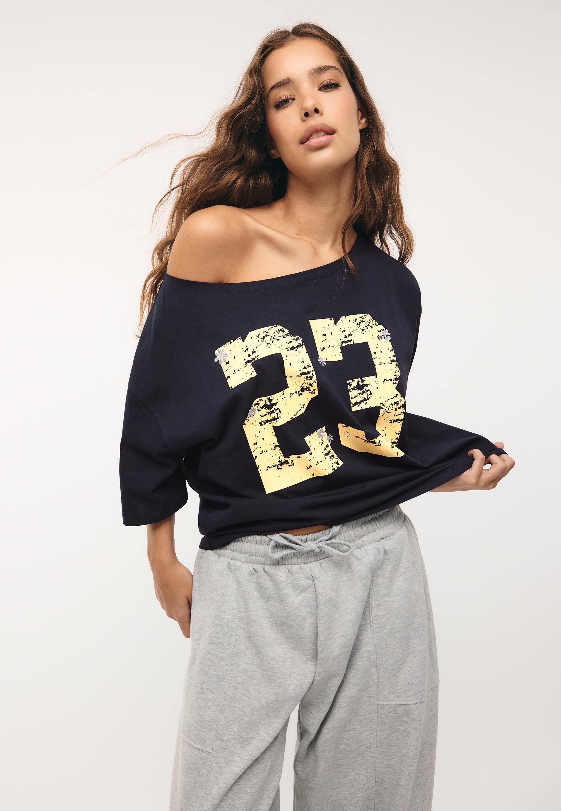Short sleeve T-shirt 23 — Dark blue
