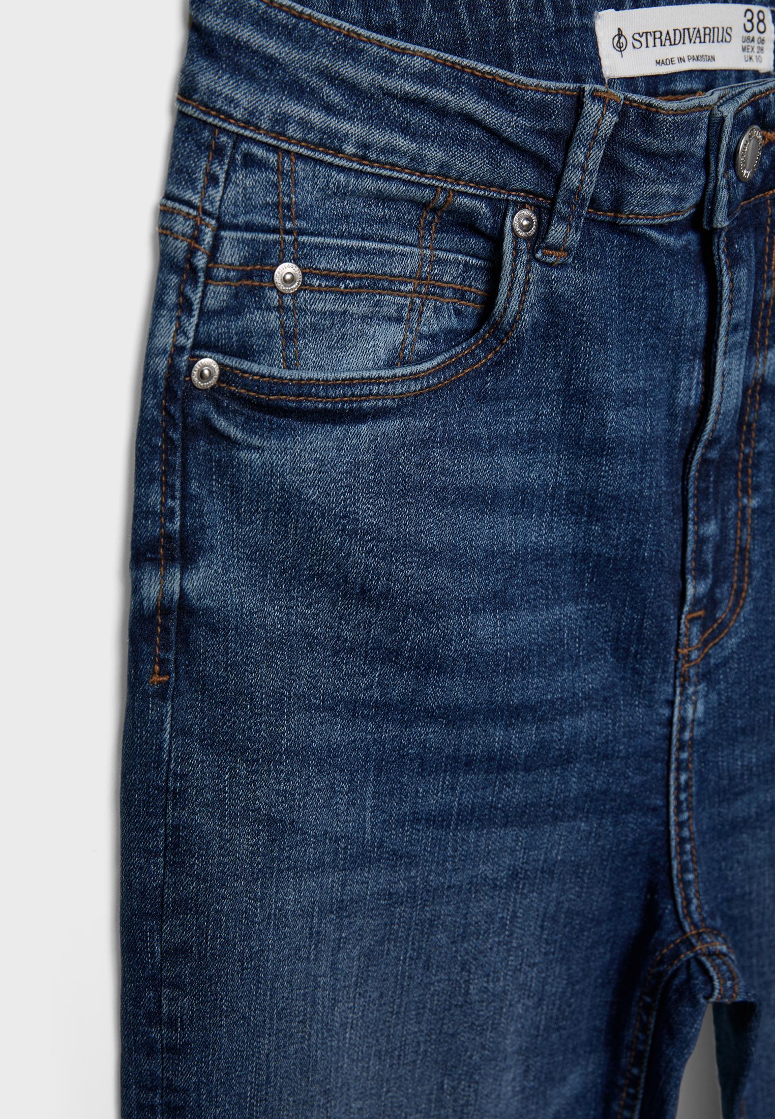 D78 Cropped Çan Paça Jean - Görsel 11