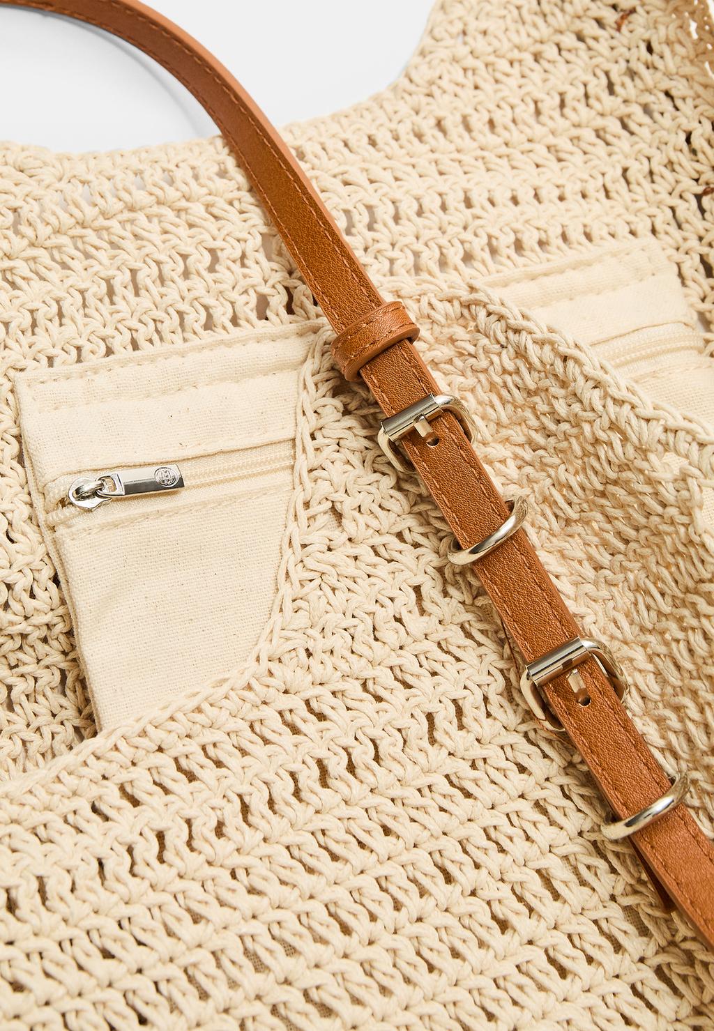 Crochet shoulder bag