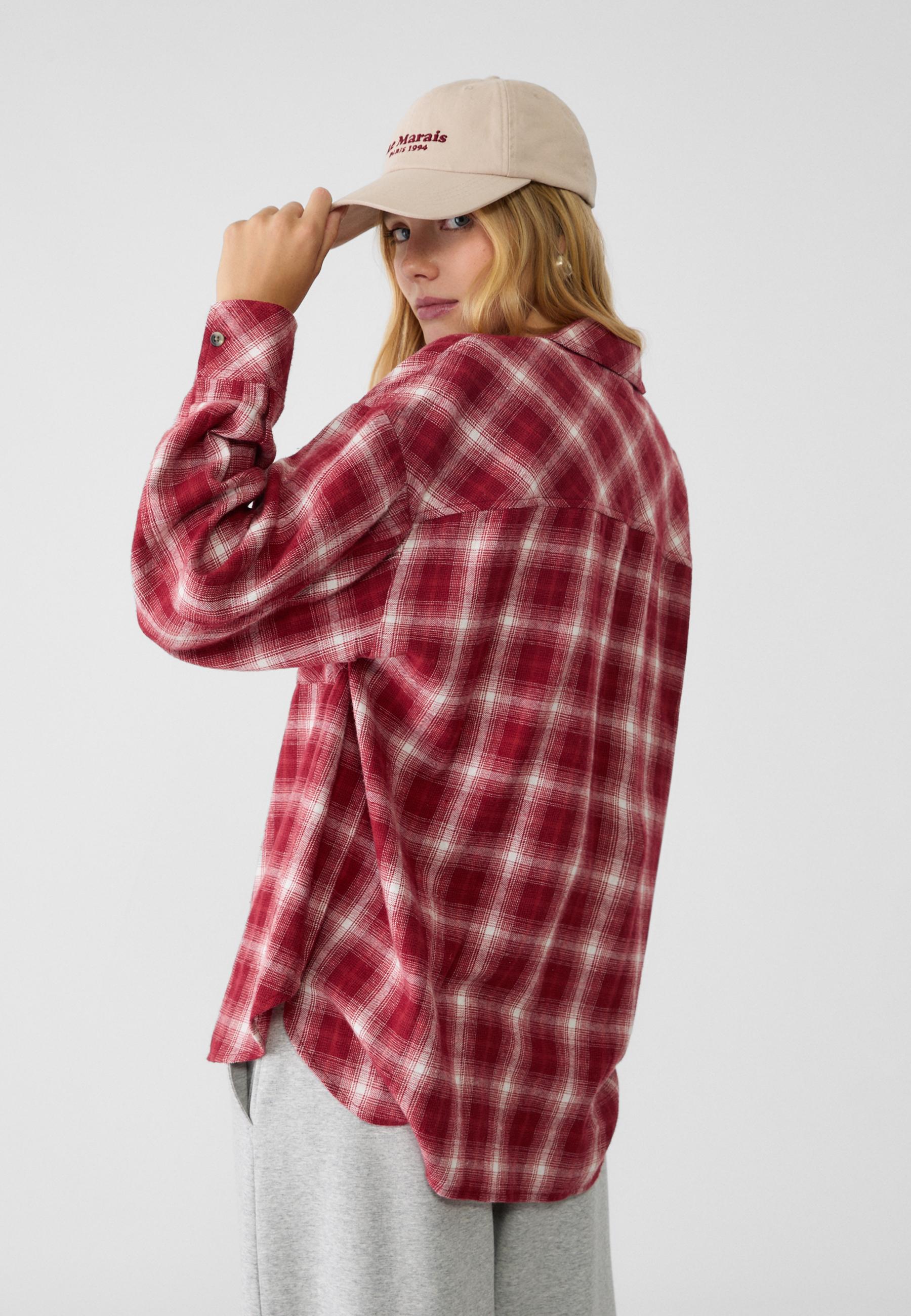 Camisa oversize cuadros