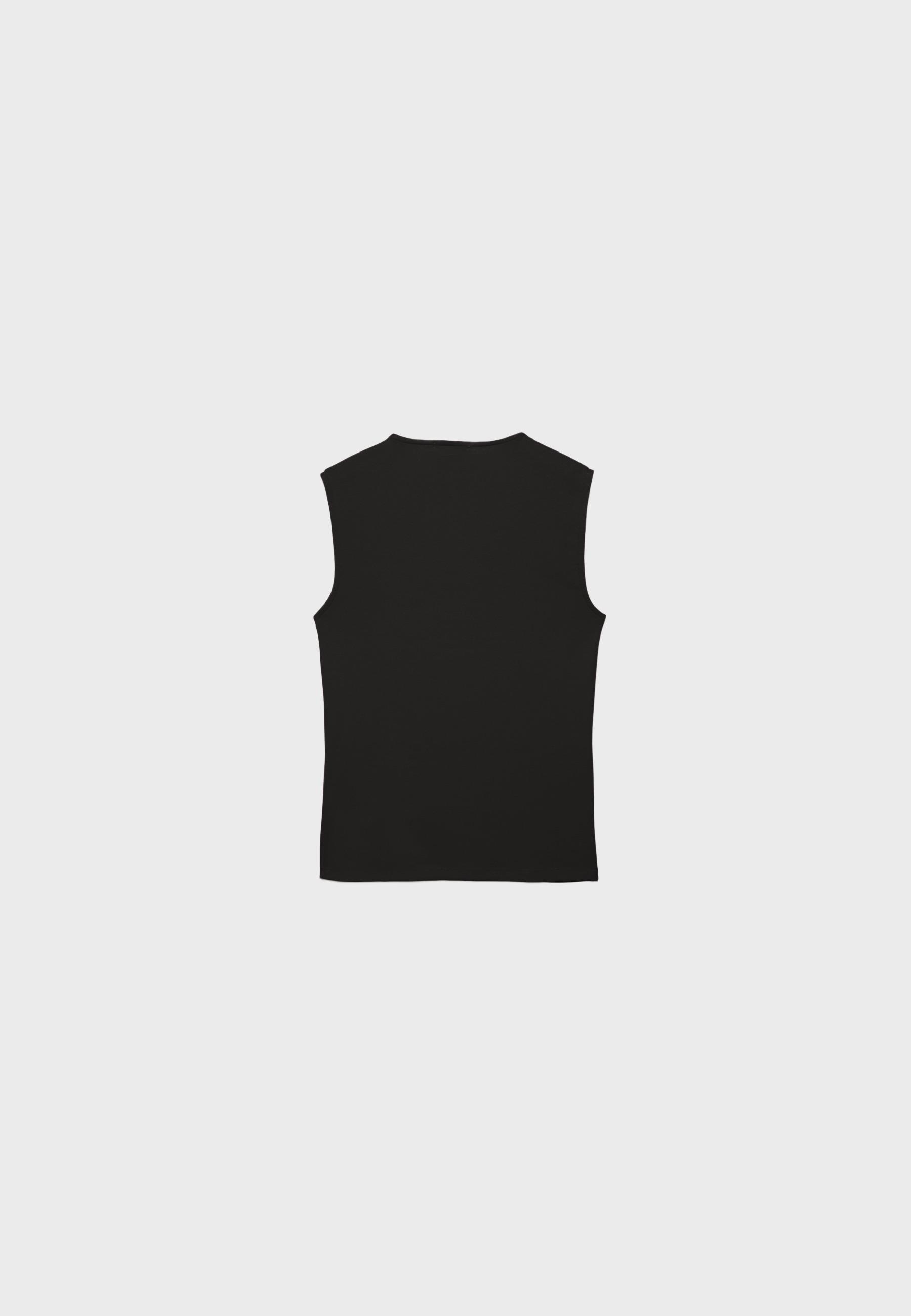 Basic kolsuz tişört - Görsel 8