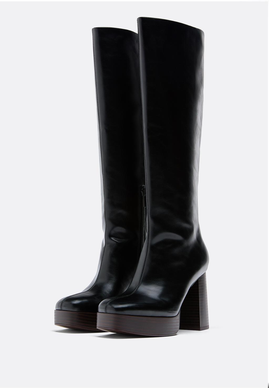 Botas altas tacón plataforma