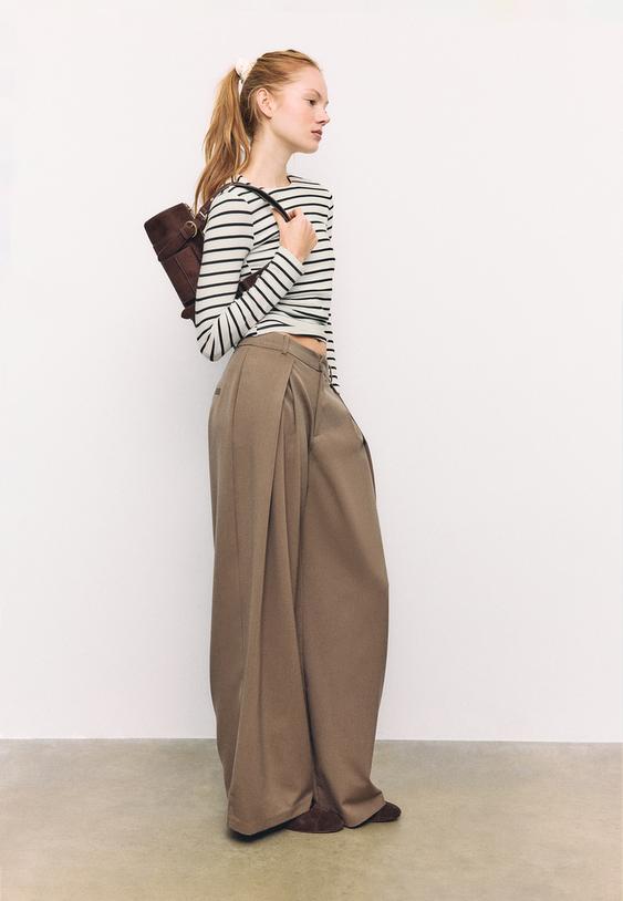 camiseta basica manga larga rayas