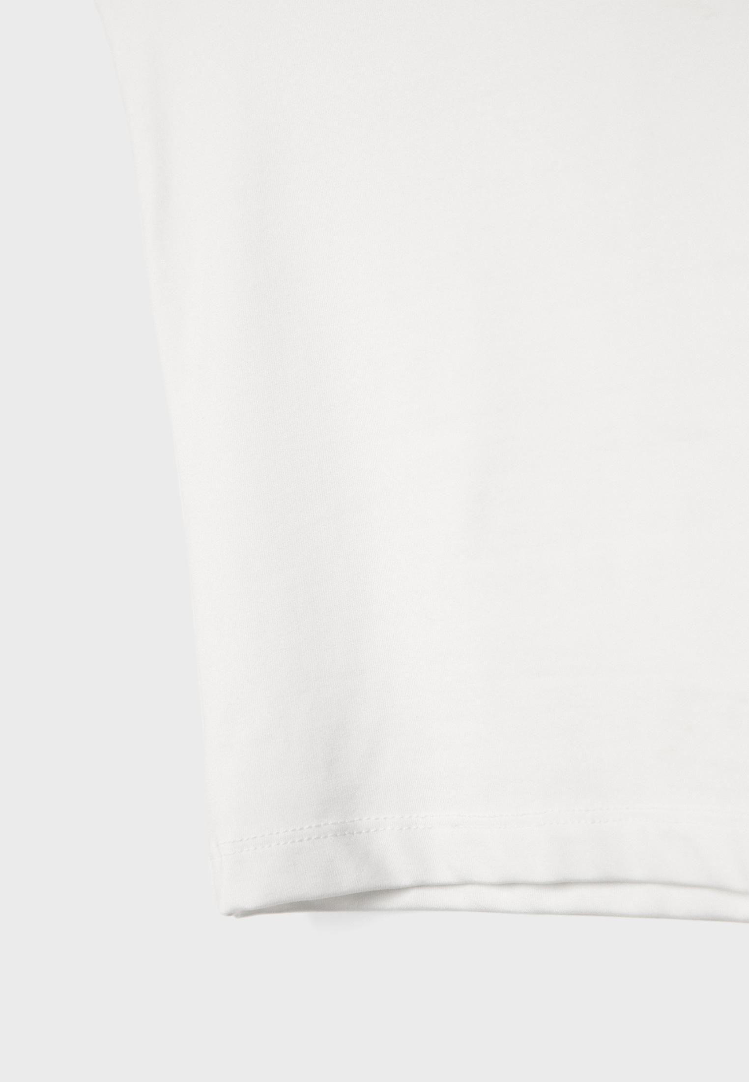 Polyamide T-shirt — Ecru