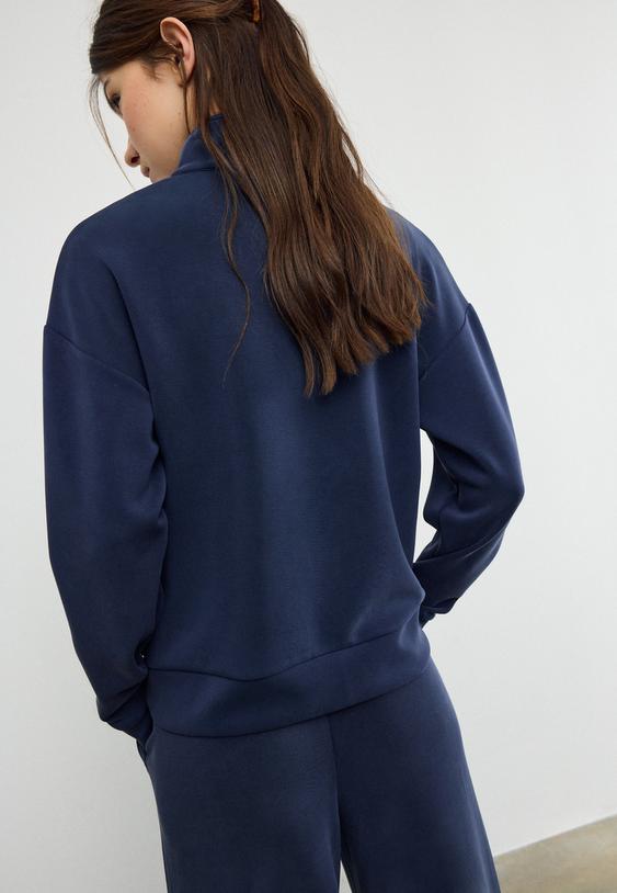 soft touch zip up sweatshirt