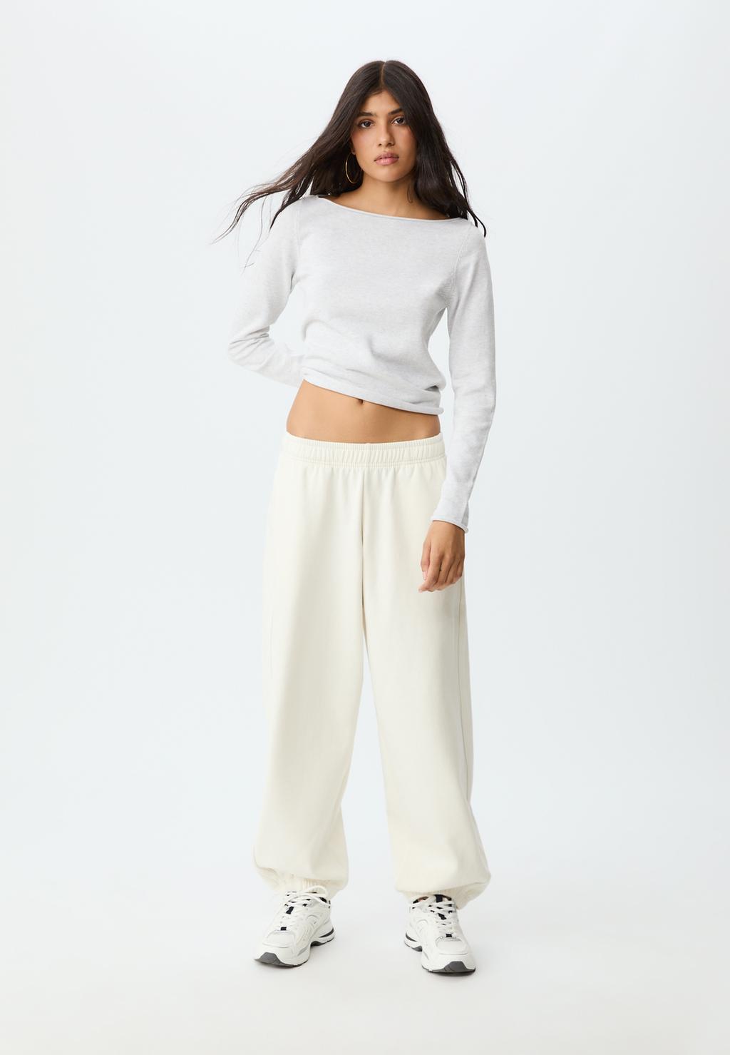 Pantalone jogger profilato