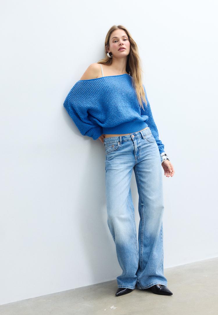 d91 jeans low wide leg