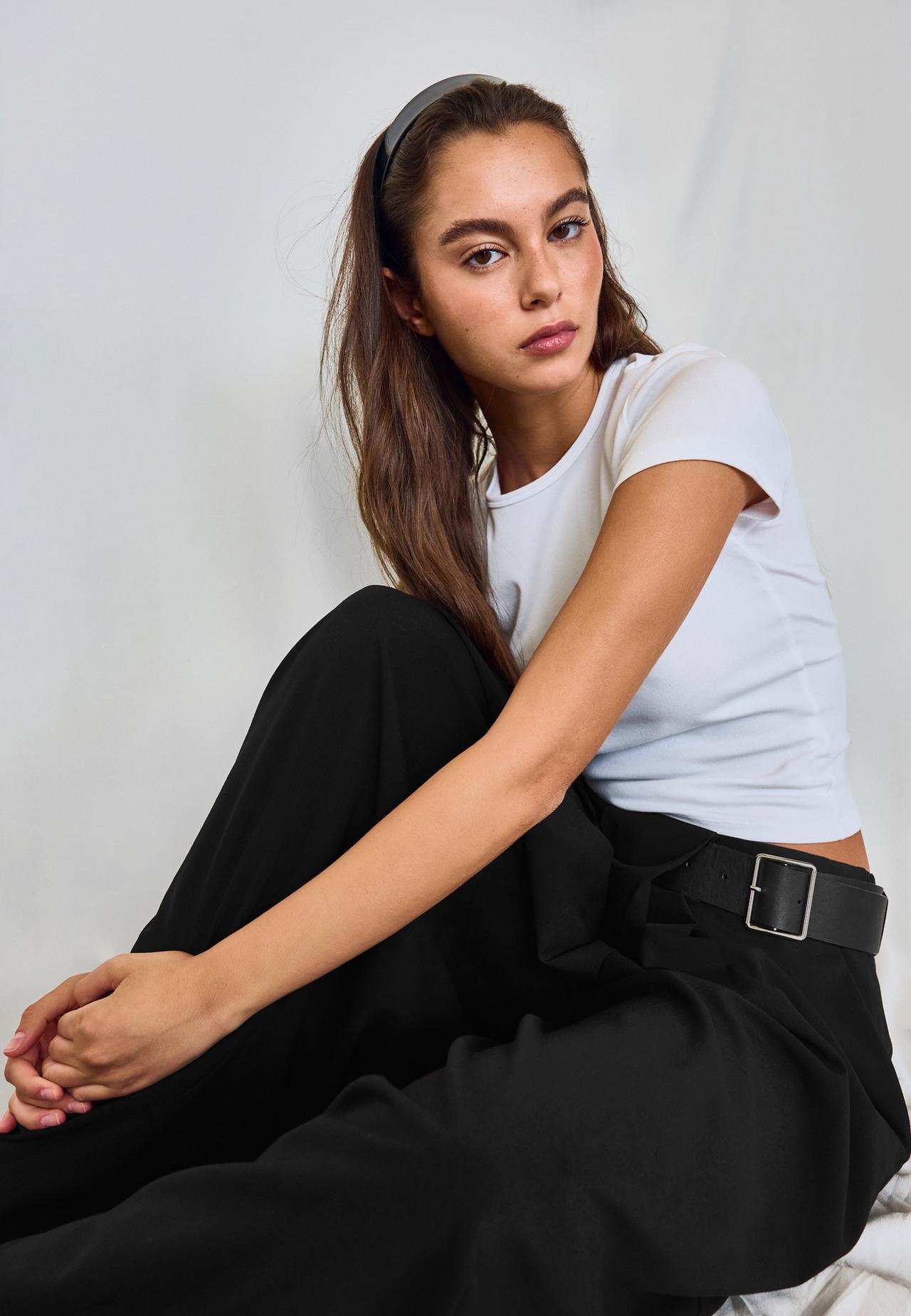 Basic slim fit T-shirt — White