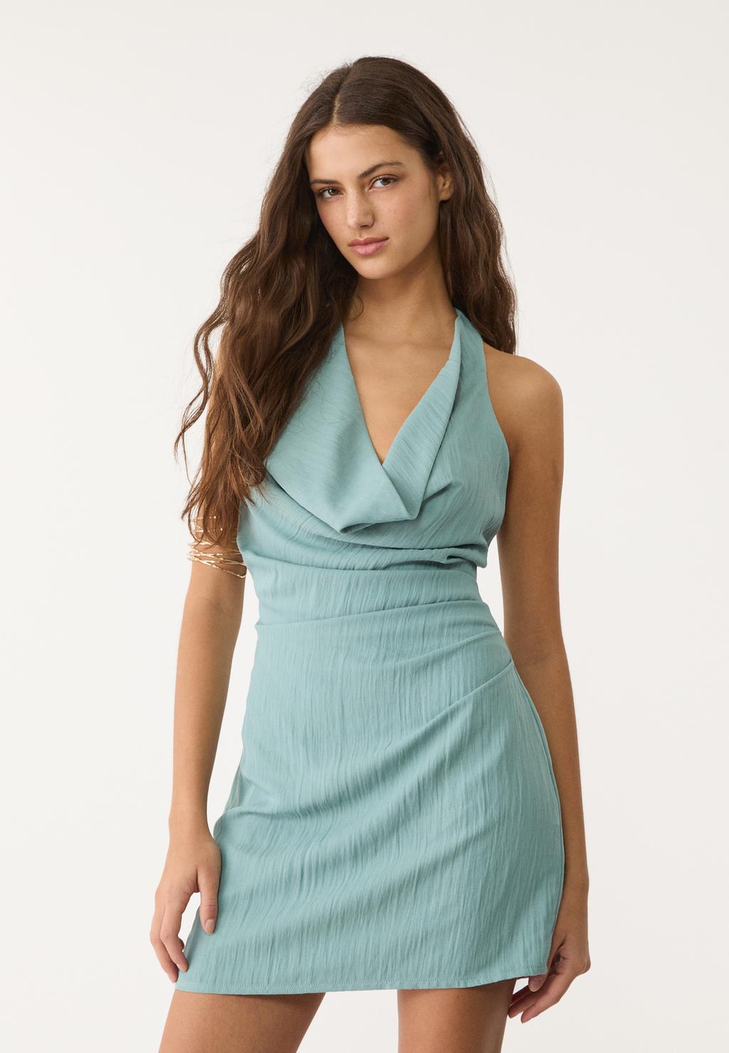 Short draped dress