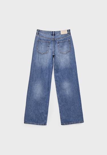 D91 low-rise wide-leg jeans — MEDIUM BLUE DENIM 8