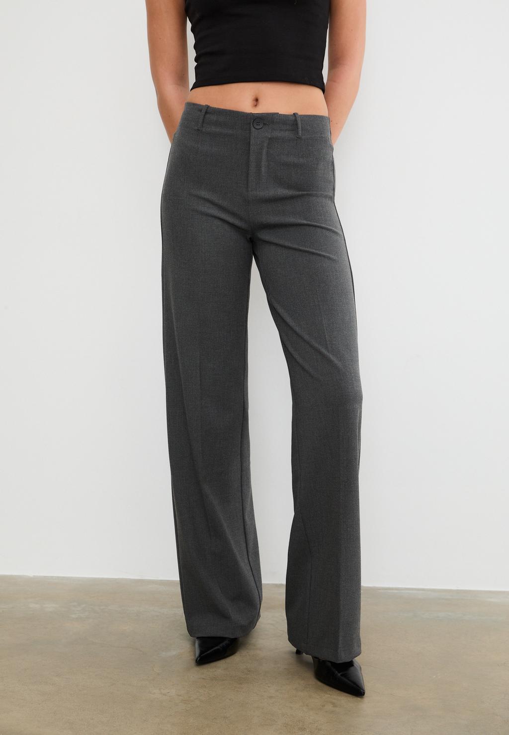 Wide Leg Stoffhose