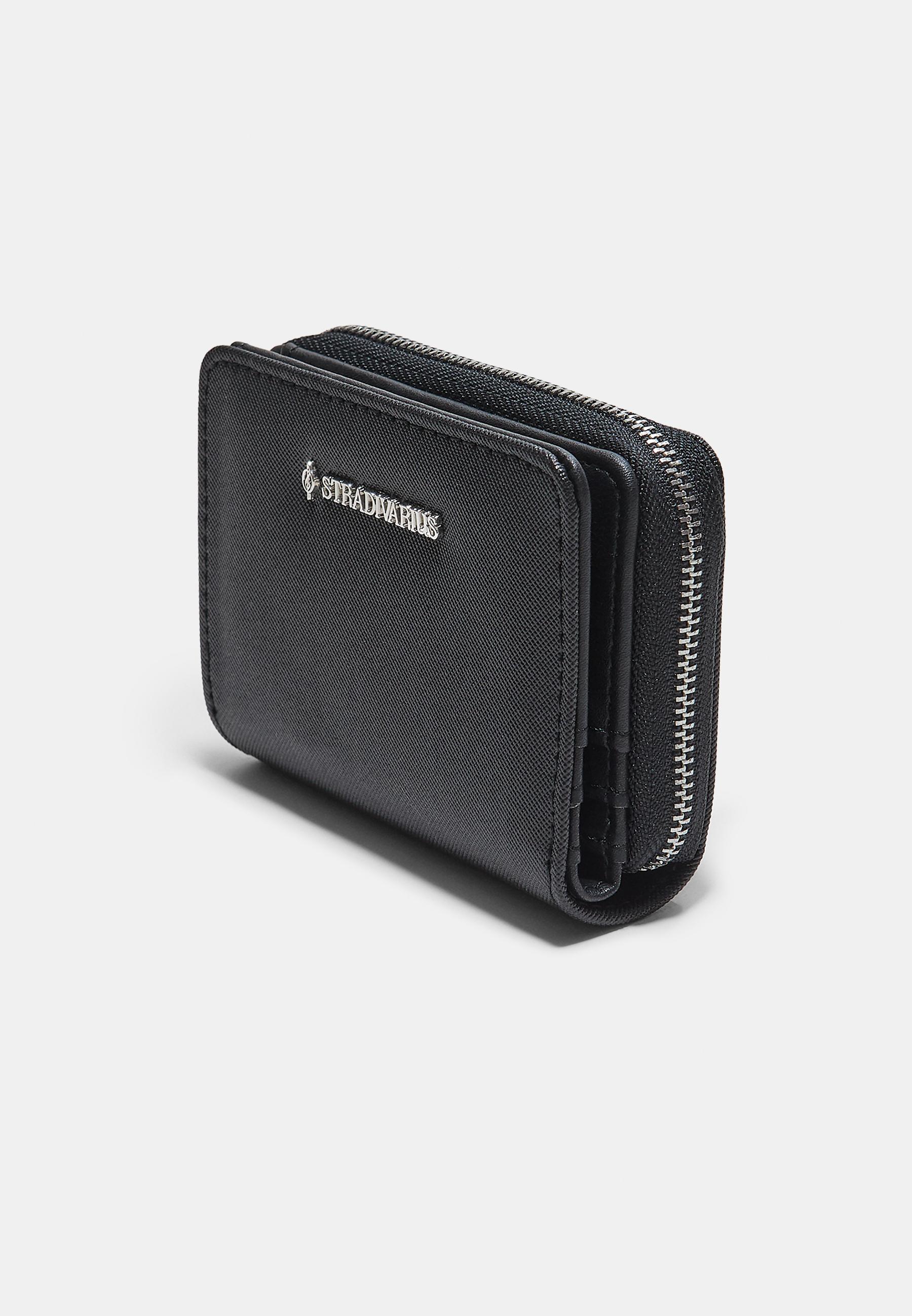 Shimmery rectangular purse — Black