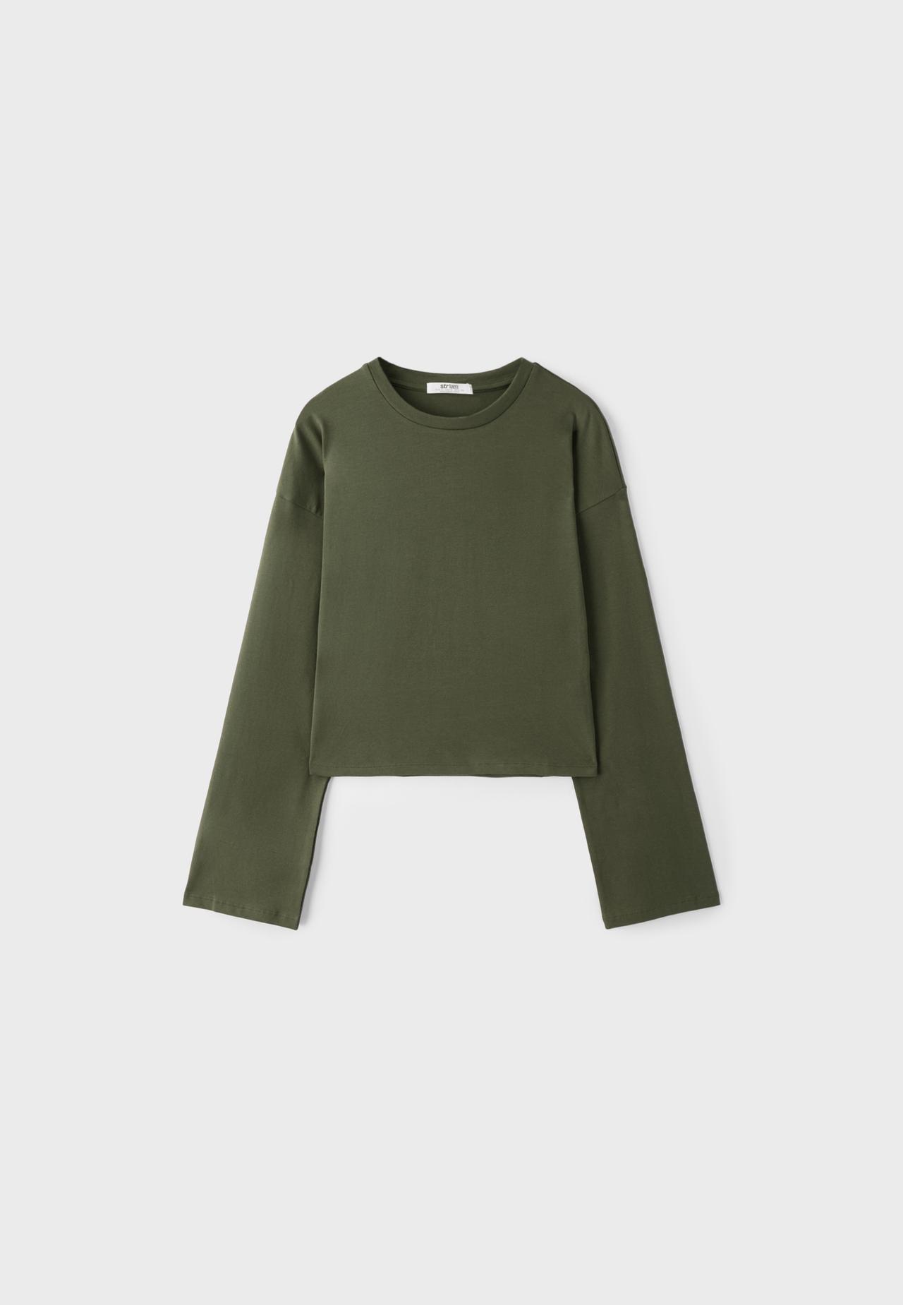 Kimono sleeve top — Khaki