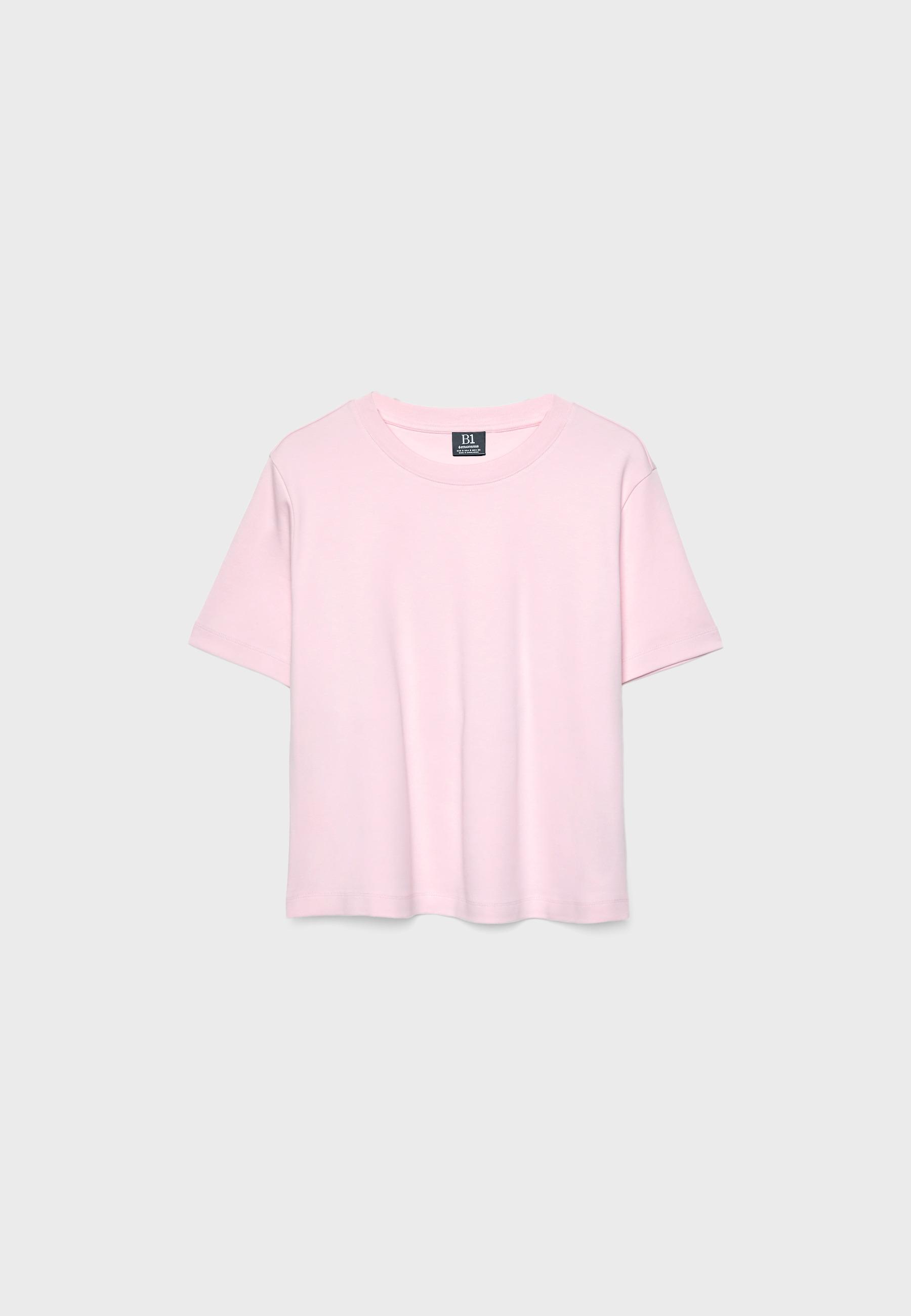 Basic regular fit kalın tişört - Görsel 7