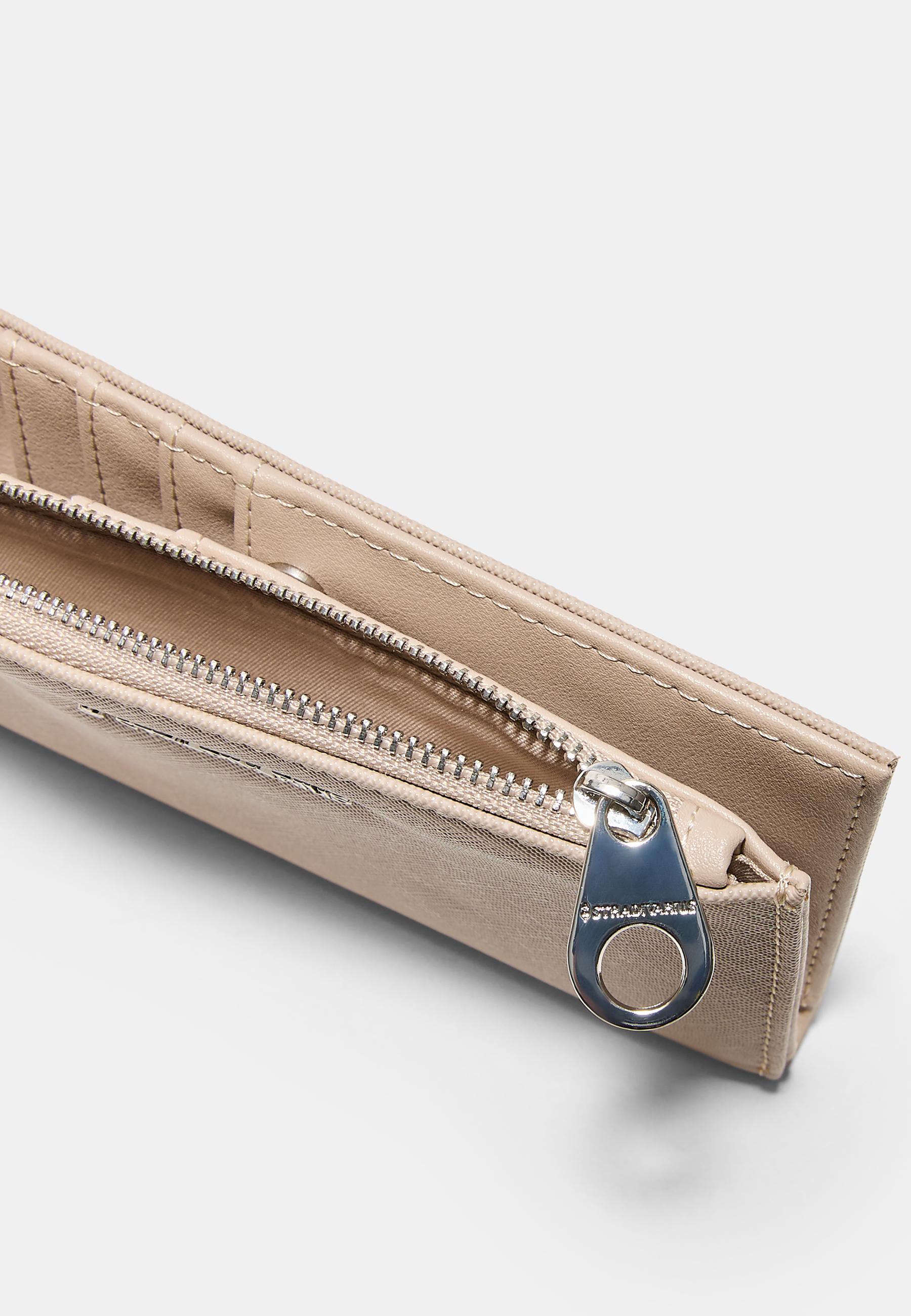 Basic zip-up purse — TRANSPARENT