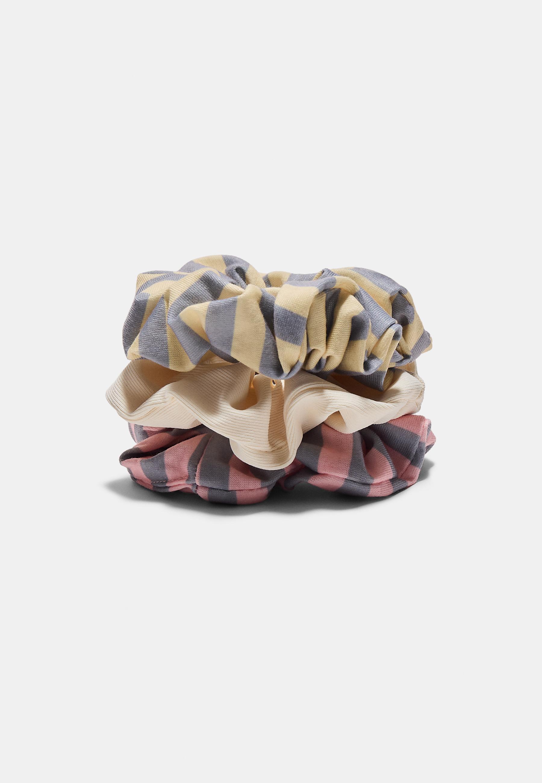Set of 3 scrunchies — Pastel yellow