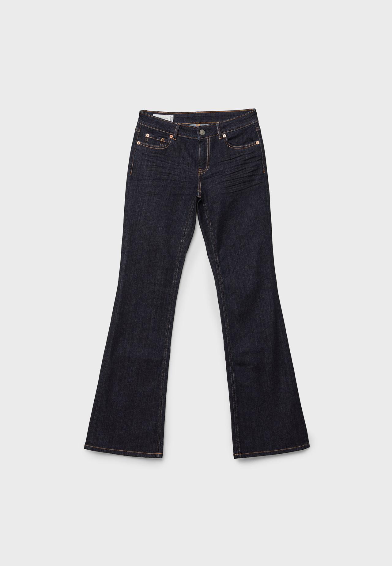 D67 slim fit bootcut jeans — RINSE BLUE DENIM