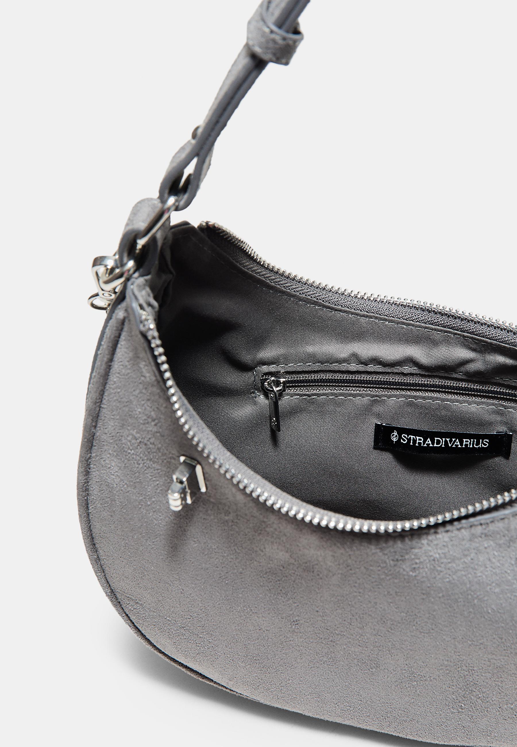 Chain shoulder bag — Dark grey