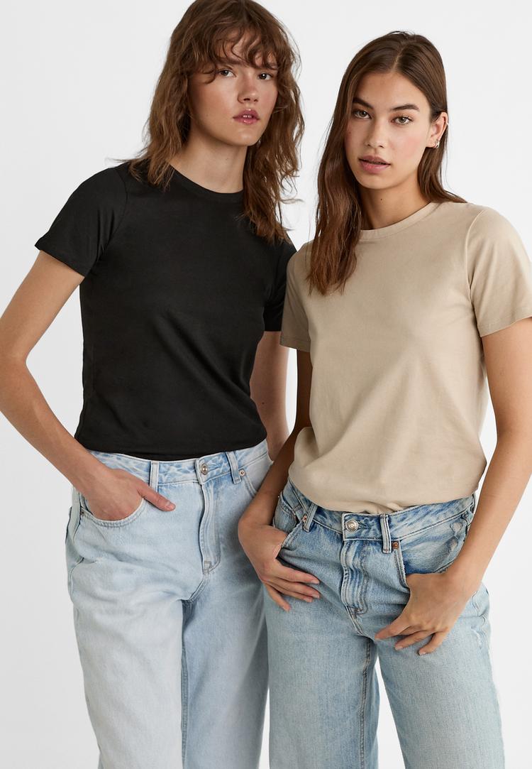 2’li basic regular fit bisiklet yaka t-shirt paketi_4